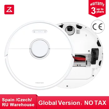 

Roborock S6 Robot Vacuum Cleaner Works with Google Home Automatic Sweeping Dust Sterilize Smart Planned Washing Powerful Mopping