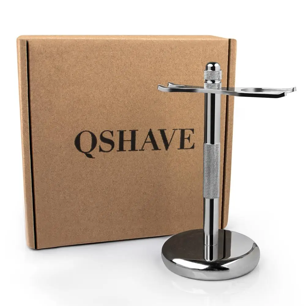 QSHAVE Men uchwyt na golarkę ze stali nierdzewnej pędzel do golenia stojak bezpieczeństwa Razor It uchwyt na golarkę 15cm uchwyt na maszynkę do golenia i szczotka nie w tym 2 QSHAVE Men uchwyt na golarkę ze stali nierdzewnej pędzel do golenia stojak bezpieczeństwa Razor It uchwyt na golarkę 15cm uchwyt na maszynkę do golenia i szczotka nie w tym 2