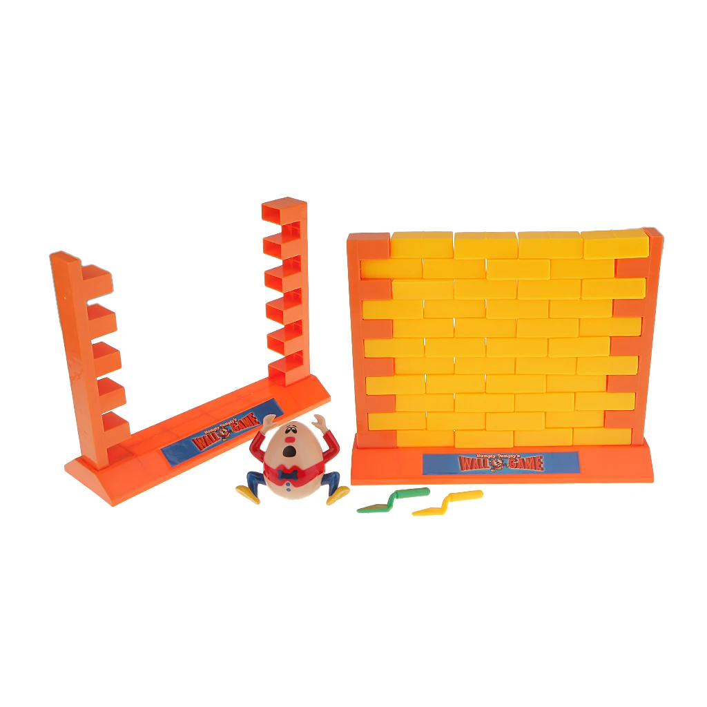 Humpty Dumpty The Wall Game Pushing Out Bricks Children Play Game Toy Set