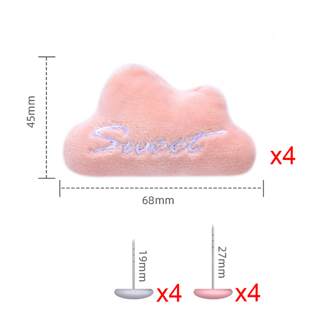 Soft Quilt Blanket Clips Non-slip Duvet Quilt Holder Pins Bed Cover Blaknket Fastener Anti-run Quilt Holder with 8pcs Nails