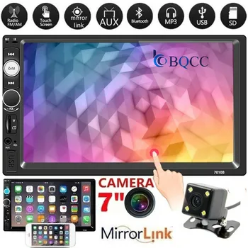 

Autoradio 2 Din Car Radio Bluetooth HD 7" Touch Screen Estereo Para Auto Central Multimidia MP5 Player Coche 7010B Frame