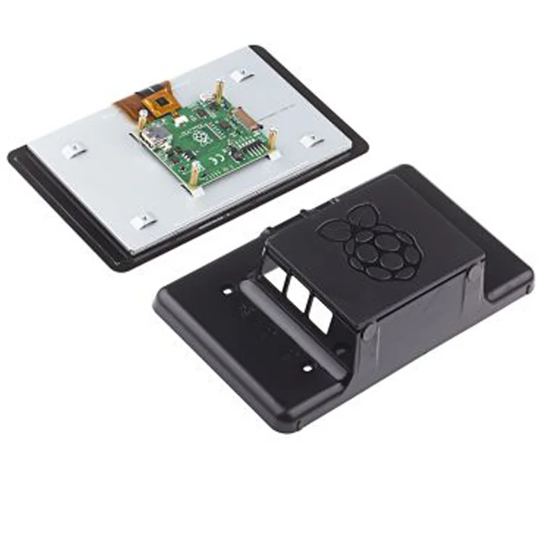 Официальный Raspberry Pi 7 дюймов TFT lcd сенсорный экран монитор дисплей 800*480 с корпус для Raspberry Pi