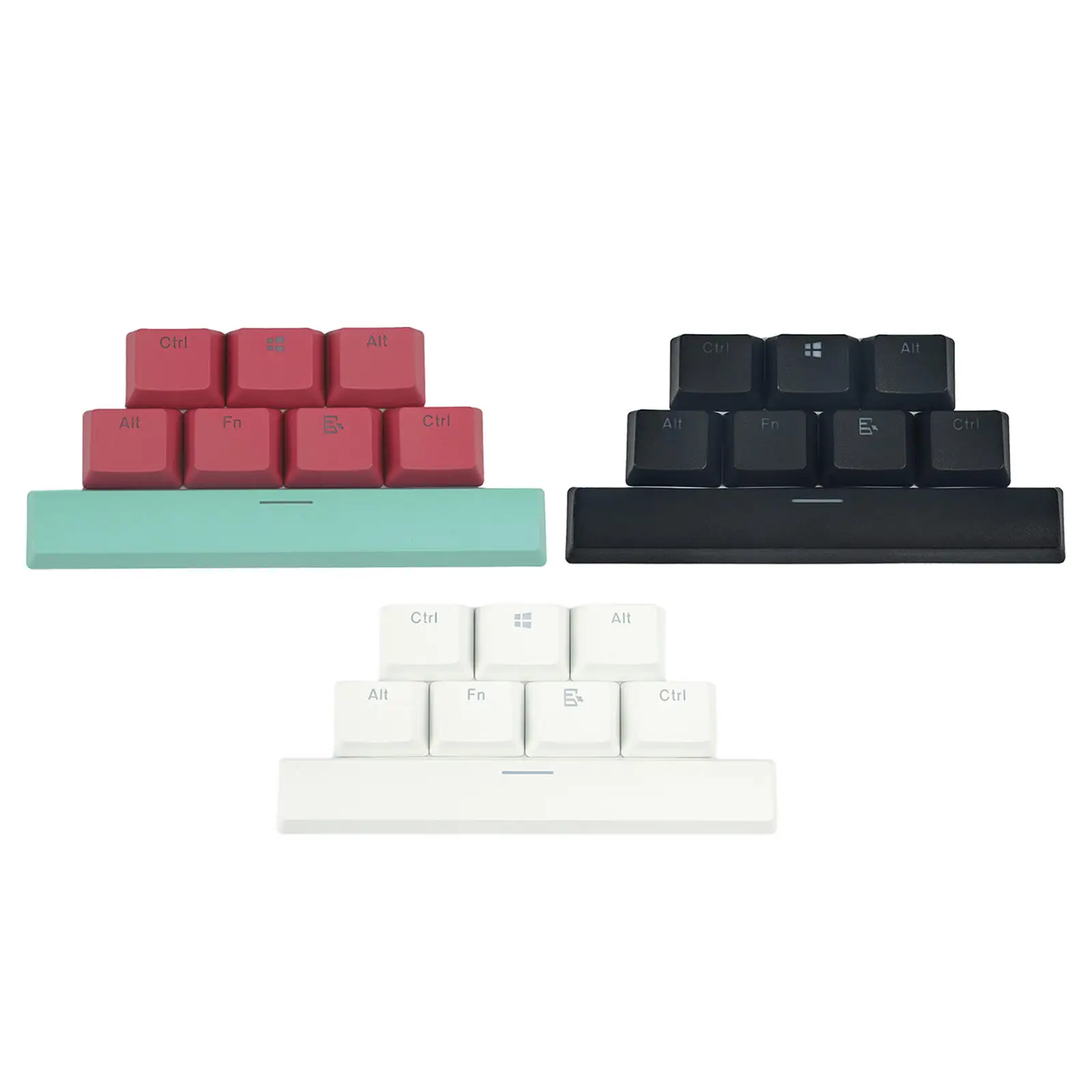 8 pack PBT Keycaps fits for Mechanical Keyboard, Smooth Lines, Non Slip