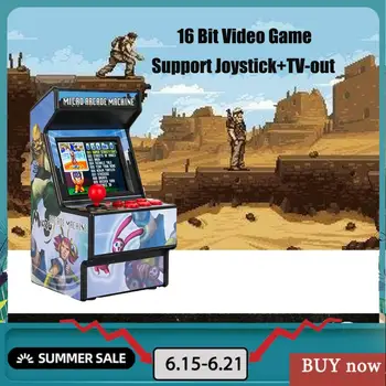

Gamepad Portable Retro Mini Arcade Handheld Game Console Machine Player 16 Bit Built-in 156 Classic TV Output With 2.8" Screen