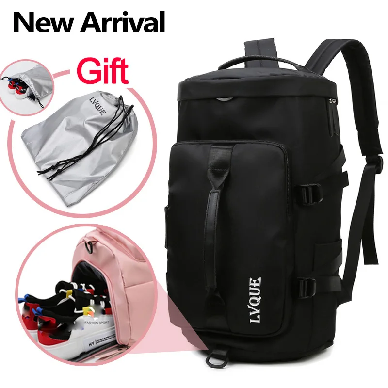 Women Gym Bag Backpack Fitness Bags for Shoes Outdoor Shoulder Gymtas Tas Sac De Sport Student Sportbag Travel Bag Daily XA891WA