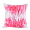 100pcs/bag Disposable Oral Care Swabs Mouth Sponge Head Dental Swabsticks Oral Medical Use Oral Care For Mouth Cleaning Tools