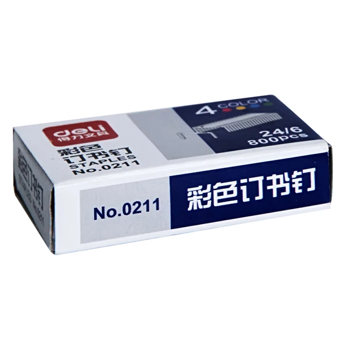0211 Color Staple Office Convention 12 Staples 24/6 Unified Nail Students Stationery Nail Office supplies classroom stationery s