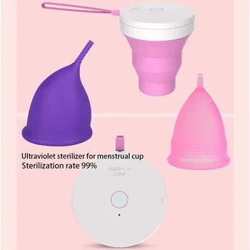 

1set esterilizador copa menstrual copita menstrual cup sterilizer menstruation cup copa menstrual con esterilizador menstruatie
