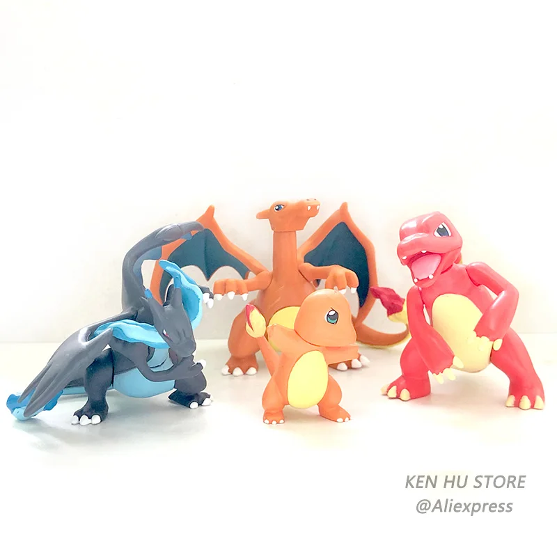 Evolution group Mewtwo Charizard Venus Blastoise аниме экшн-игрушка Покемон Фигурки Коллекция Модель игрушки украшение автомобиля игрушка
