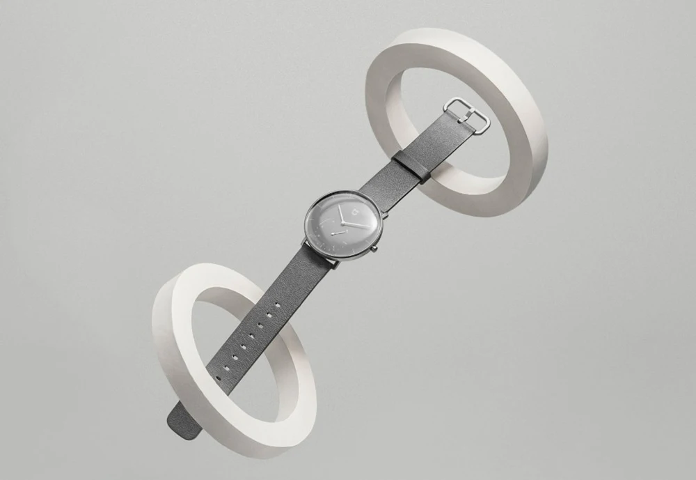 Mijia кварцевые Смарт-часы 3ATM водостойкий шагомер чехол из нержавеющей стали умные вибрационные водонепроницаемые часы подарок