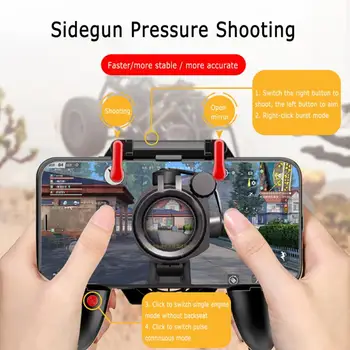 

M20 Four Fingers Game Controller Handle Gamepad PUBG Controoler For Eating Chicken Artifact With Cooling Fan Cooler Universal