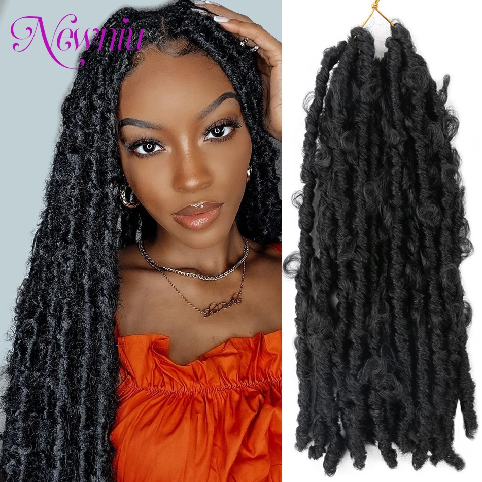 Butterfly Locs Crochet Braids Hair Dreadlocks meche Faux Locs Crochet Hair  Extensions for women braiding hair passion twist hair - AliExpress