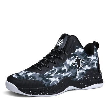 

Jennifer Breathable Basketball Shoes Men Light Shockproof Basketball Sneakers Anti-skid Wear Sports Shoes Athletic Trainers