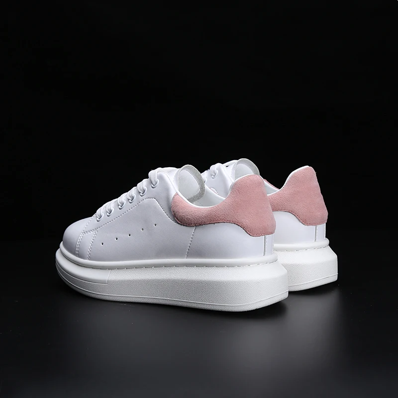 

Top Quality Runway Designer Round Toe Platform Woman Shoes Inner Heighten Shoes Lace Up Height Increase Casual Shoes