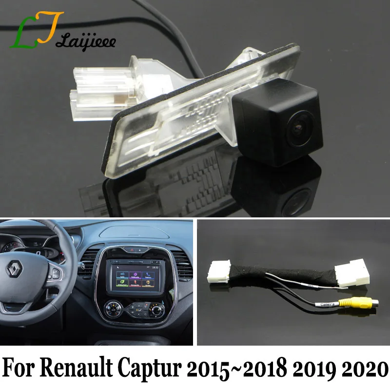 Для Renault Captur Kaptur 2015 ~ 2018 2019/Автомобильная камера заднего вида с 24 контактным