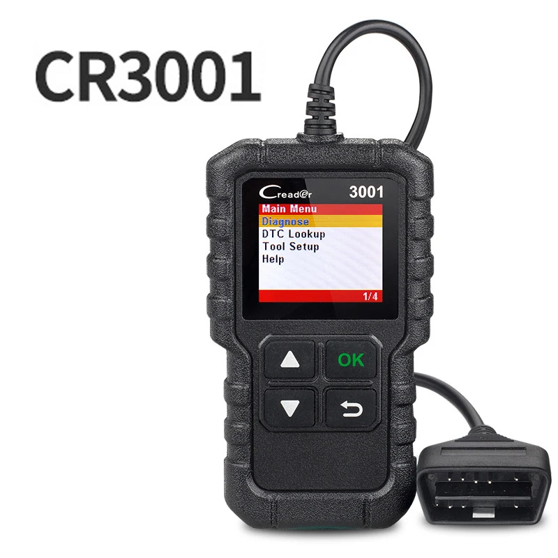 Launch X431 CR3001 Full OBD2 Autoscanner Code Reader Odb2 OBD 2 Car Scanner Diagnostic Tool Multi-language Creader PK AD310 | Автомобили и
