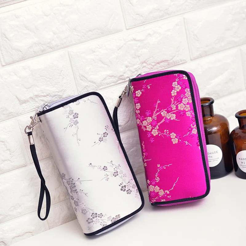 

2017 New Style Creative Fashion National Wind Women's Wallet Long Card Bit More Wallet Double Zipper WOMEN'S Handbag