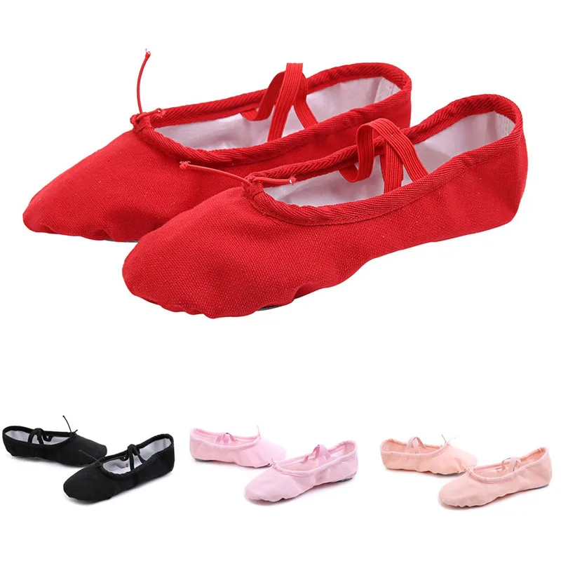 Women Dance Yoga Ballet Point Dance Shoes Fitness Gymnastics Soft Bottom Dance Shoes #2g29 (1)