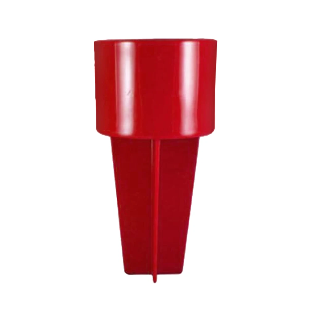 2 шт. держатель для чашек пляжный пластиковый питьевой стенд Прочный песок Спайк портативный для наружного Portabicchieri da spiaggia BDF99 - Цвет: Красный