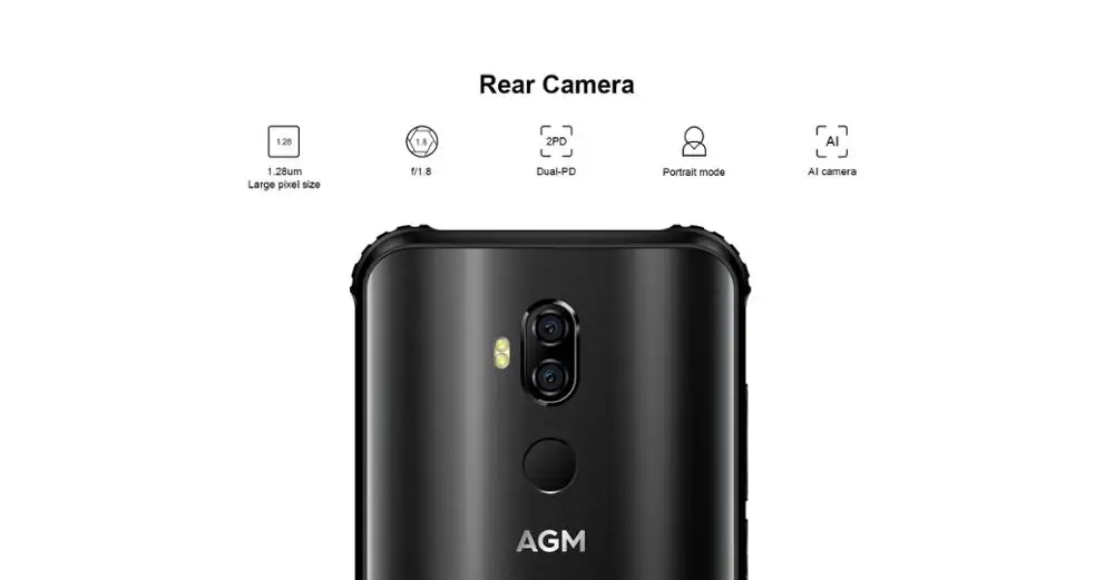 AGM X3 6 ГБ 64 Гб IP68 Android 8,1 Snapdragon 845 5,9" задняя 12 Мп+ 24 МП Передняя 20 Мп камера отпечаток пальца NFC водонепроницаемый смартфон