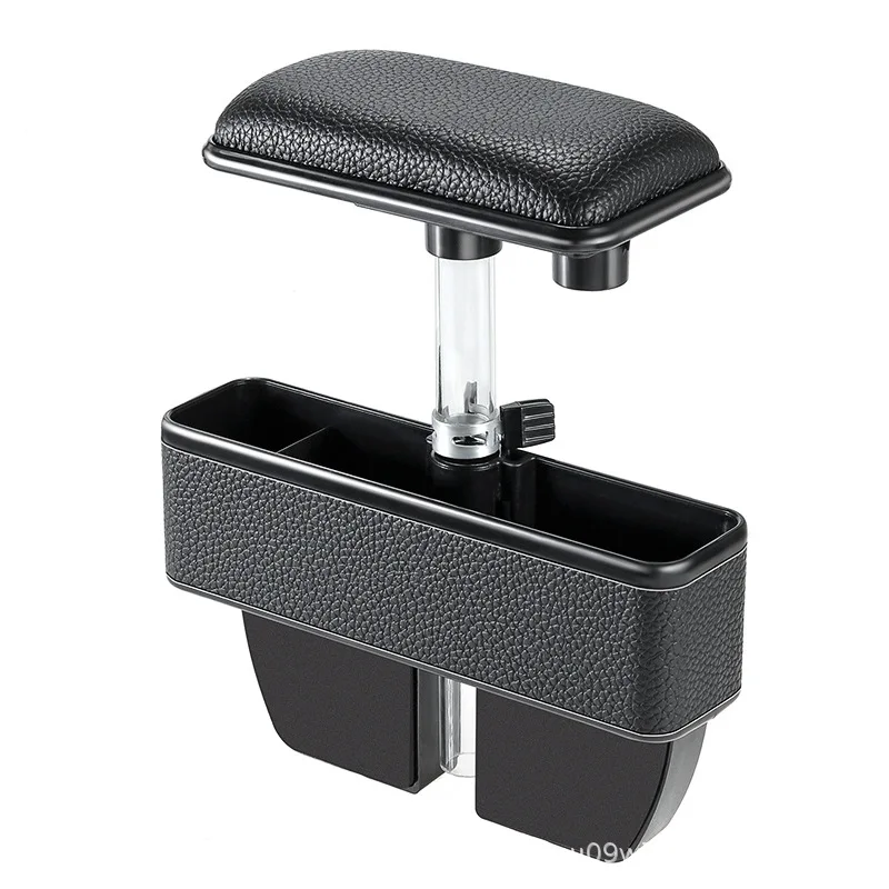 

Car Armrest Storage Box Universal Organizer Box Protective Armrest Pad And Storage Crack Box Car Cup Holder Gap Organizer