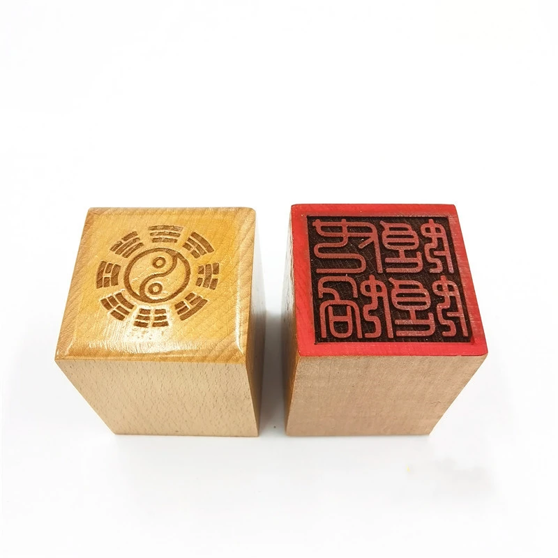 Taoist Seal, A Goddess In Chinese Mythology Empress Seal, 5cm Peach