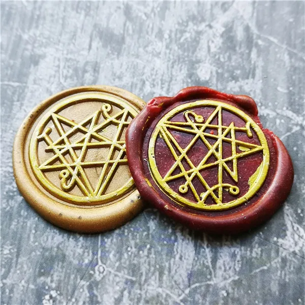 DIY Necronomicon восковая печать штамп Ретро мертвецы жизни деревянная Свадебная