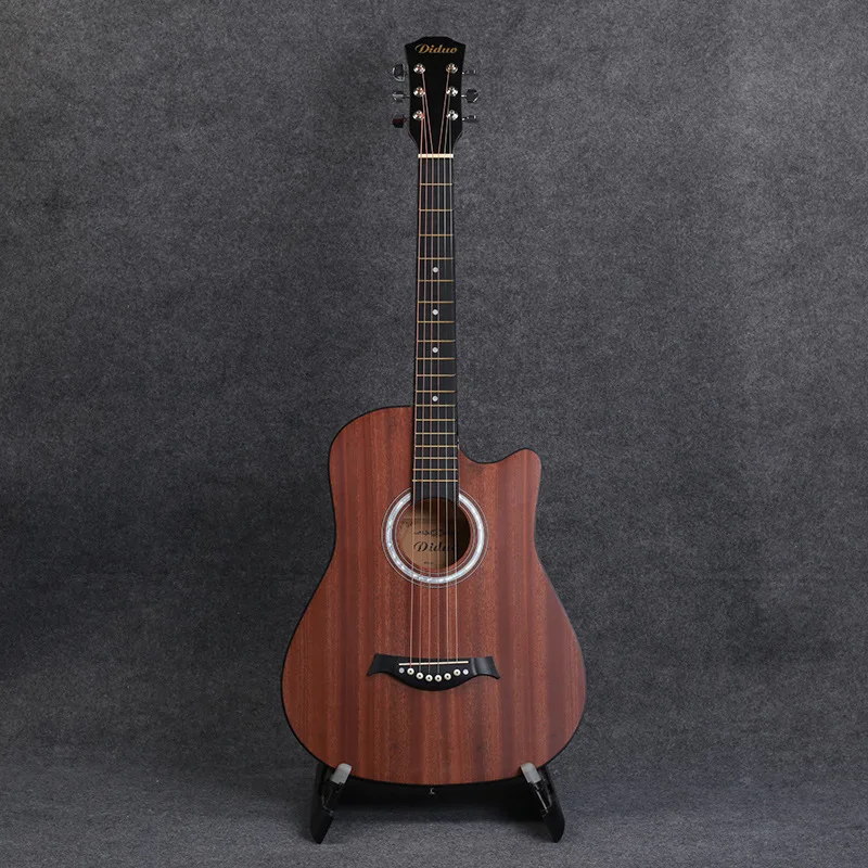 

HOT38 Inch Acoustic Guitar Beginner 6-string Folk Guitar Sapele Panel Guitar Student Gift Guitarra AGT218