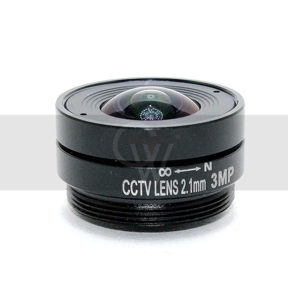 3.0 Megapixel 2.1mm cs lens Fixed Iris Lens CS Mount CCTV Lens Wide angle of view 133degree for 1/2 - 4.00017E+12