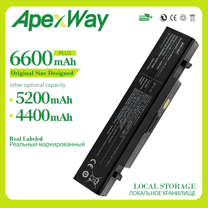 Vente Apexway 11.1V RV520 Batterie pour Samsung AA PB9NC6B AA PB9NC5B AA PB9NS6W NP300E5A RF511 R425 R519 R468 RV428 RC530 np355v5c
