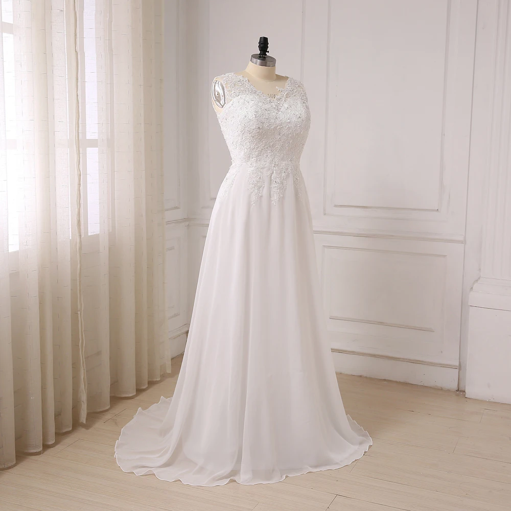 Jiayigong vestido de noiva plus size, vestido