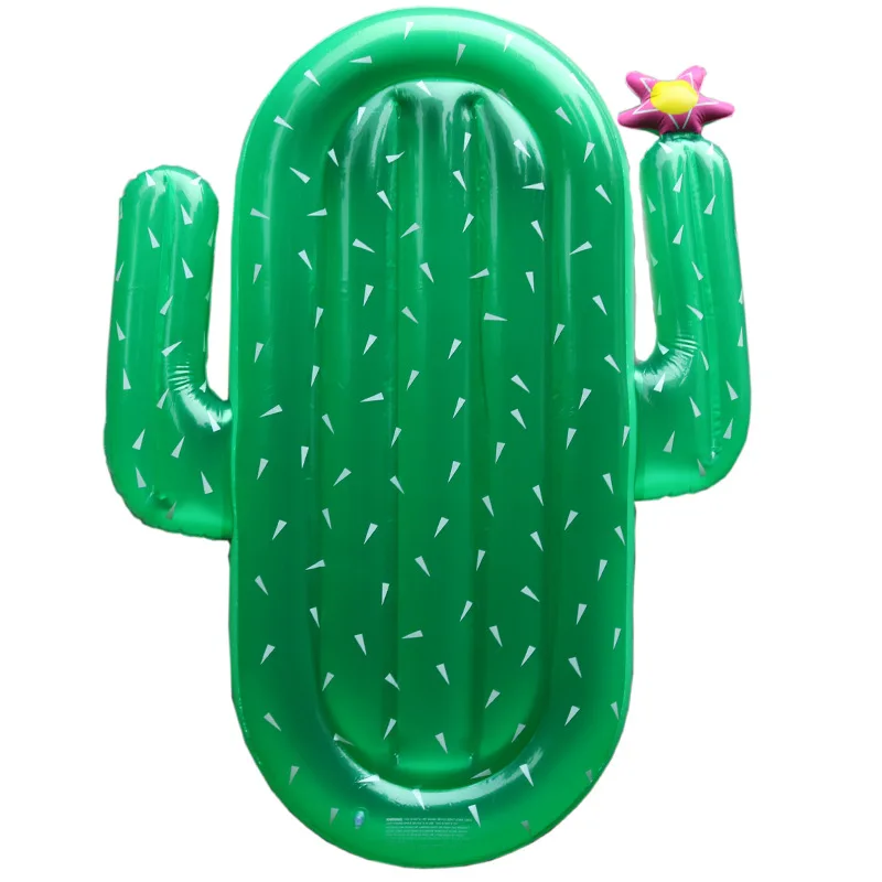 

180*145cm Inflatable cactus swimming floating bed mattress beach swimming ring water floating row mount floating toy
