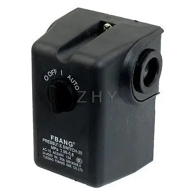 

AC 240V 15A 80-115PSI 1 Port Pressure Switch Valve for Air Compressor Pump