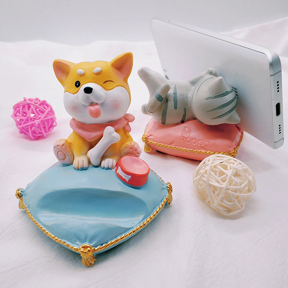 

Cute Dog Bear Cat Phone Stand Bracket Mobile Smart Phone Holder Desktop Decoration Support for IPhone/XiaoMi/Huawei/Samsung Case