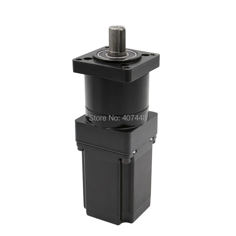 Nema 23 Stepper Motor 2 phase 4-Leads 283.22 Ozin 2N M 76mm with Planetary gearbox 16:1/20:1/24:1