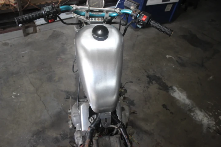 XV400 5L Кафе Ретро топливный бак Неокрашенный необработанный Металл мотоциклетные масляные баки винтажный мотоцикл бензиновый бак