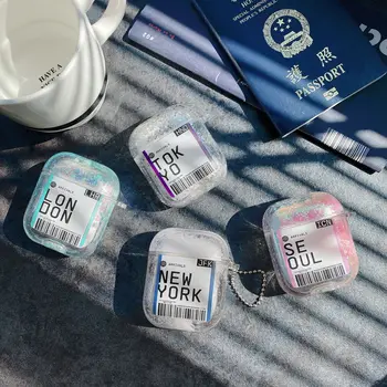 

For Airpods Case,Glitter Shiny Hard PC Case Cover For Apple Airpods 1/2 Case Earphone Headphone Cover Case