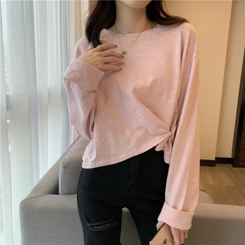 

PX2198 Women's thin bottoming lazy long-sleeved T-shirt top