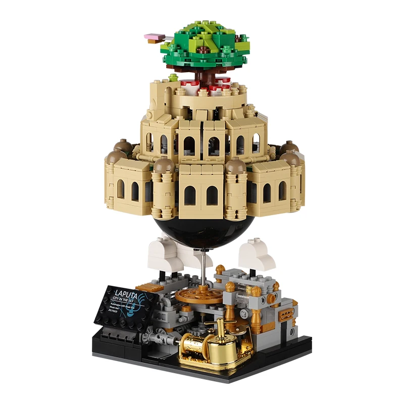 XingBao 05001 Ideas Moive Series City Castle in The Sky Model Kit Building Blocks Bricks KIDS TOYS Music Box Christmas DIY Gifts