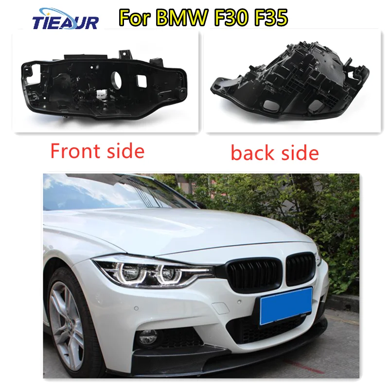 Front Headlight Housing Back Base For Bmw F30 F35 318i 318li 318d 3i 3d 12 18 Black Lampshade Base Aliexpress
