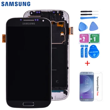 

For Samsung Galaxy S4 i9505 i9500 i337 LCD Display and Touch Screen Digitizer Assembly With Frame Free Shipping