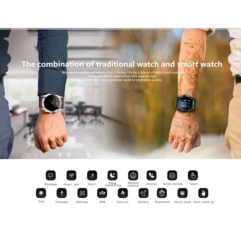 S10 Bluetooth Smartwatch спортивный смарт-Браслет фитнес-трек
