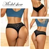 New Women's Lace Sexy Fashion Multicolor Low Waist M-XL Thong Summer Panty Mesh Underwear Female Light Soft Panties ► Photo 2/6