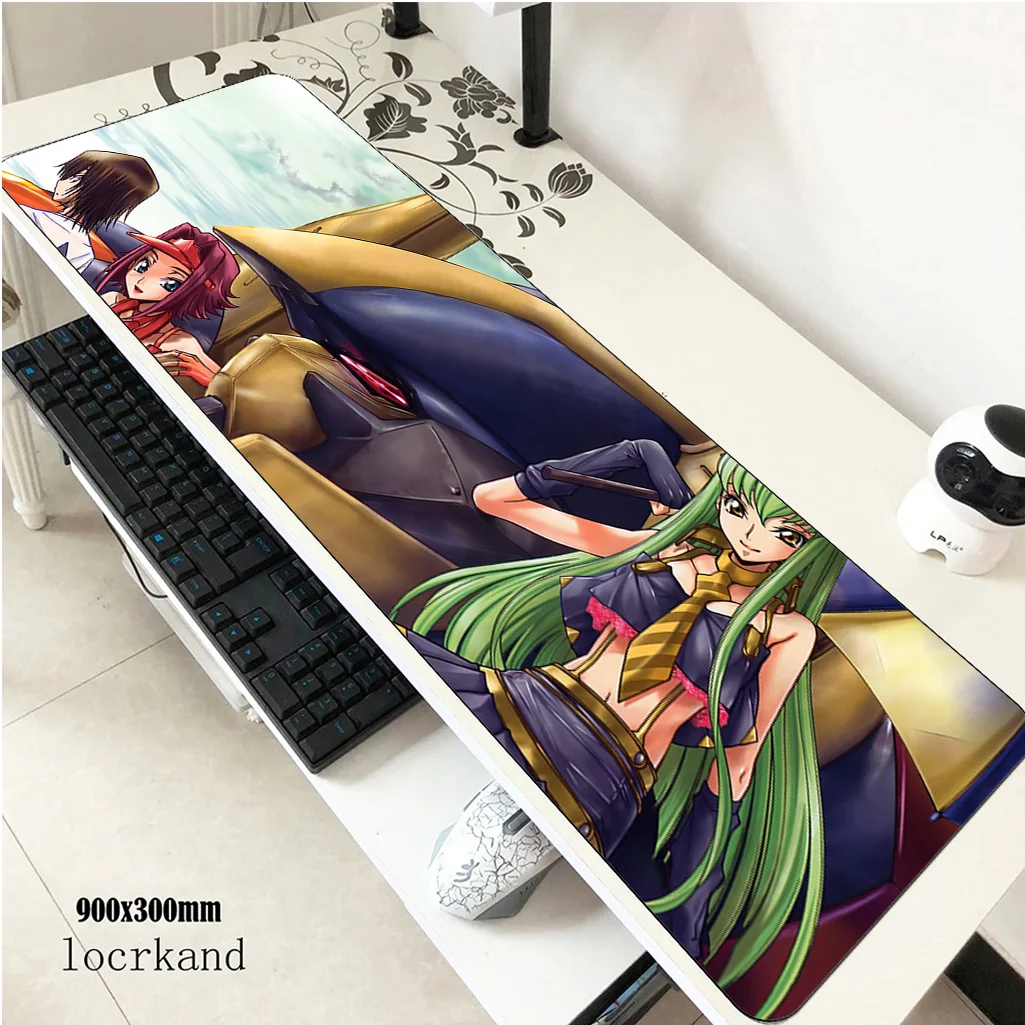 Код Geass коврики 900x300x3 мм гелевый игровой коврик для мыши Клавиатура коврик для мыши профессиональный ноутбук аксессуары для геймеров коврик для мыши