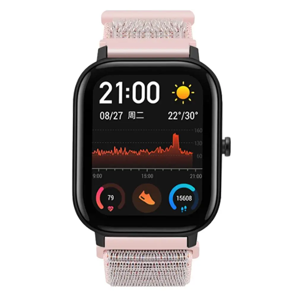 Нейлоновый ремешок для amazfit GTS 20 мм Смарт-часы сменный ремешок на запястье для amazfit GTS спортивный ремешок