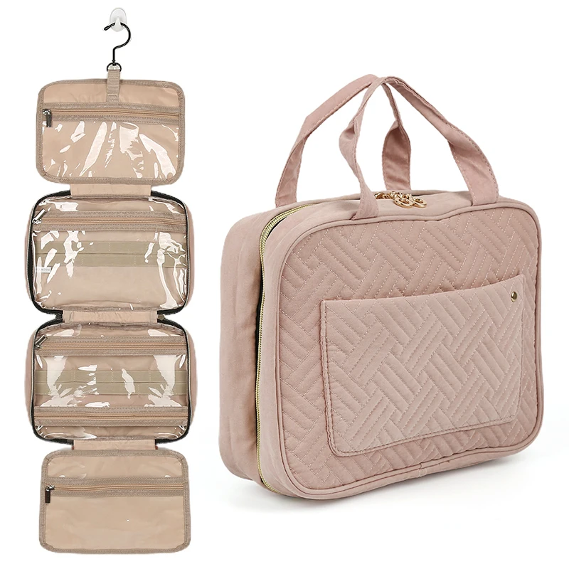 

Toiletry Bag Travel Bag Waterproof Cosmetic Bag Travel Storage Bag Suitable For Accessories Shampoo Full-size Containers TSLM1