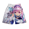 HOLOLIVE VTuber minato aqua 3D print Summer Men's Recreational style shorts Harajuku Kawaii Beach Shorts 1
