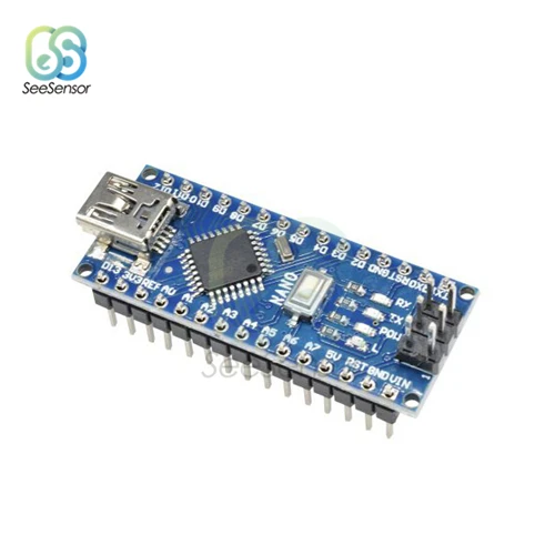 ATMEGA328P-AU Welded Nano Mini USB с Загрузчиком совместимый Nano 3,0 контроллер Arduino CH340 USB драйвер 16 МГц Nano V3.0 ATMEGA328P - Цвет: ATMEGA328P-AU Welded