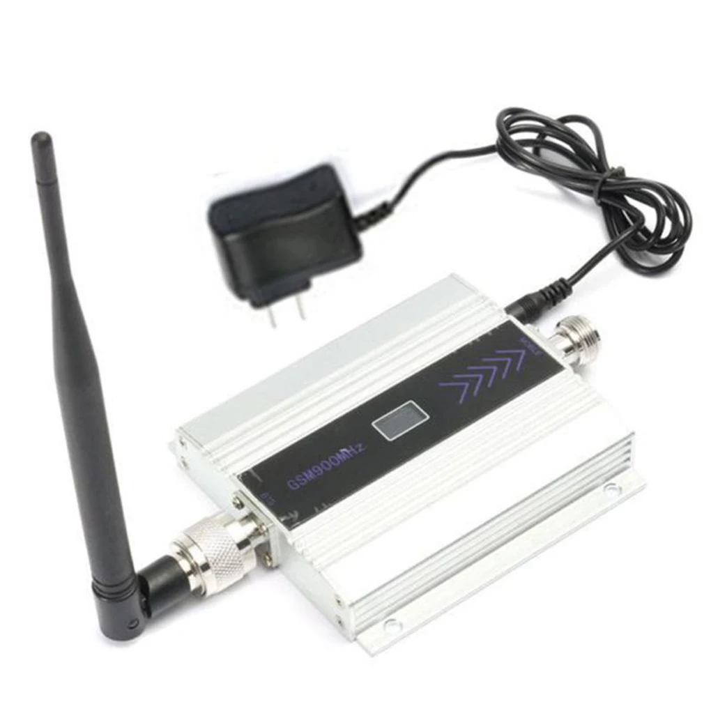 

GSM 900Mhz Mobile Phone Signal Booster Antenna Repeater Aerial Cellphone Signal Amplifier Alloy Case EU Plug