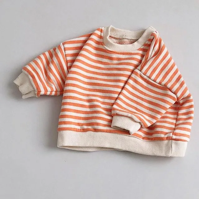 Свитер на осень и зиму, нейтральный пуловер с пятиконечной звездой, одежда для маленьких девочек - Цвет: E